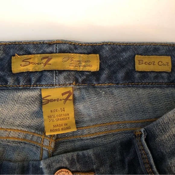 Seven7 Bootcut Jeans Size 14 - Picture 11 of 13